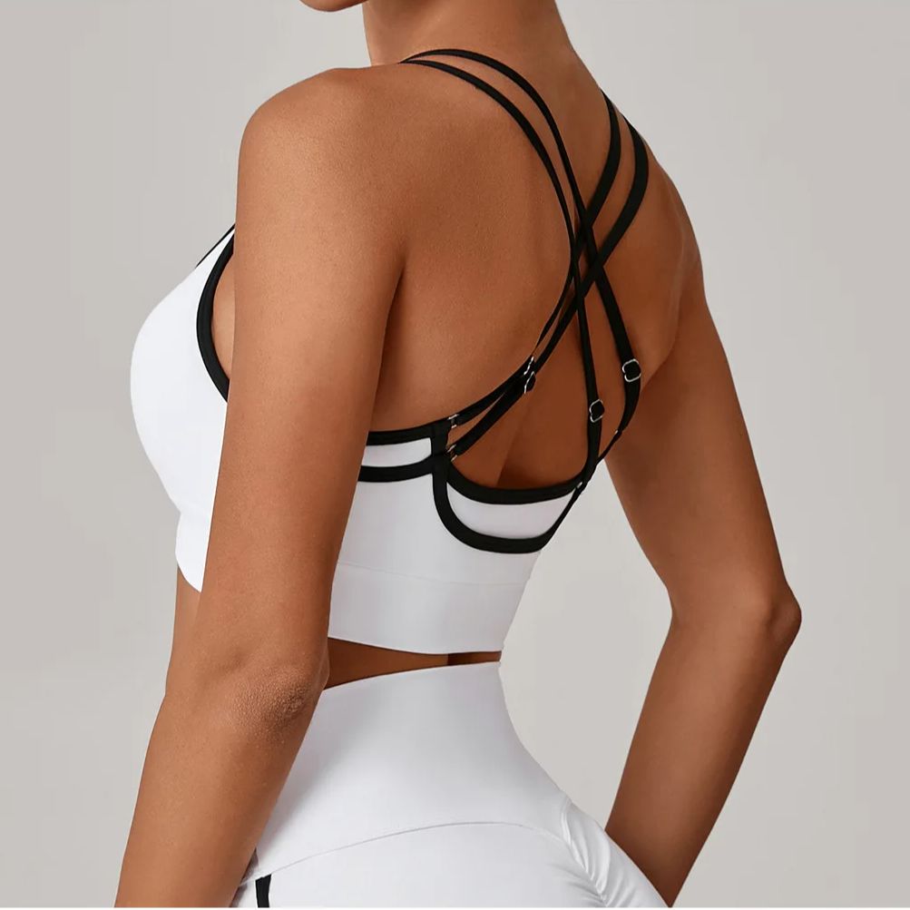Quick Dry Underwear - Spor Sütyeni Kadın Yoga Sütyeni Kontrast