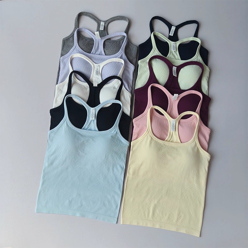 Tank Top Ribbed - Yazlık Kadın Yoga Atleti Sporcu Sütyeni