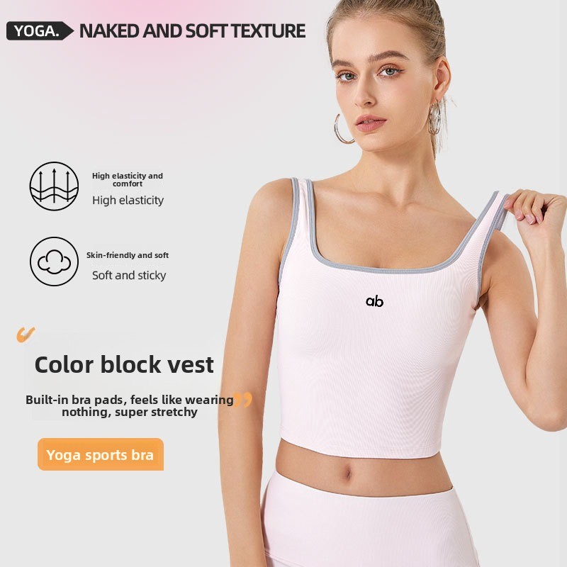 Tank Top Ribbed - Kadın Yazlık Nervürlü Yoga Atlet Üstü,