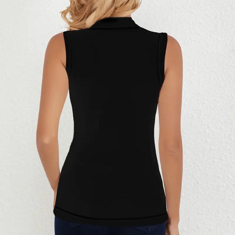 Kadın Kolsuz Sahte Boyunlu Ner - Tank Top Ribbed incelemesi ve fiyatı